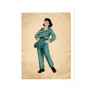 WWII Woman Notecards