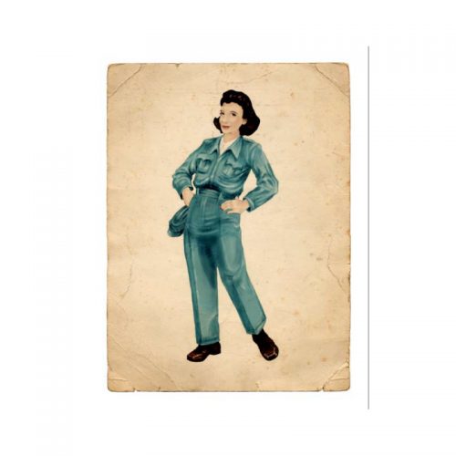 WWII Woman Notecards
