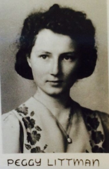 Peggy's 8th grade school photo.